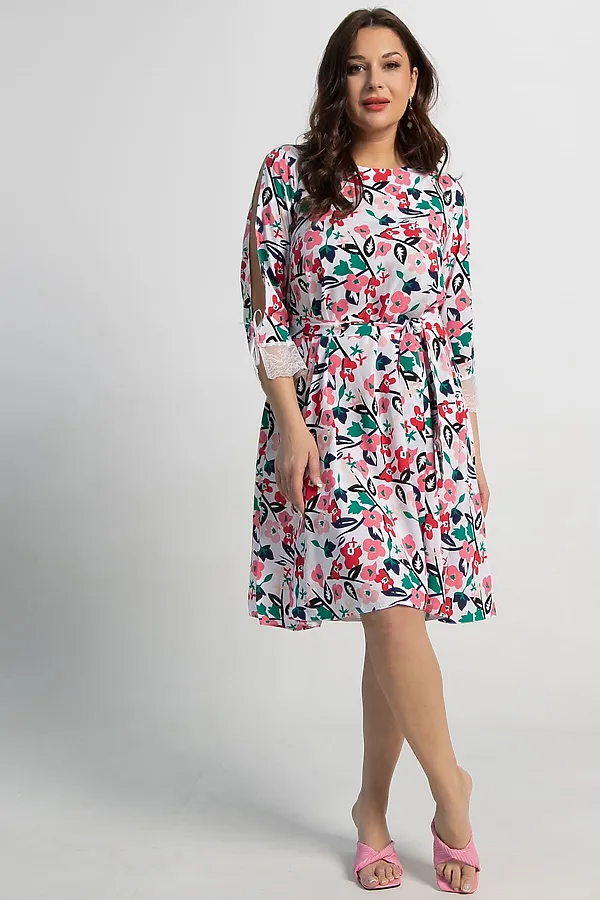 Платье Яна LADY TAIGA, белое - фото 2