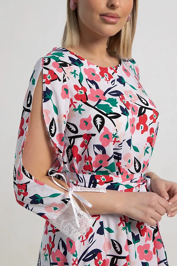 Платье Яна LADY TAIGA, белое - фото 2