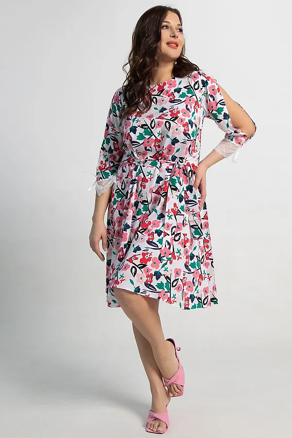 Платье Яна LADY TAIGA, белое - фото 2