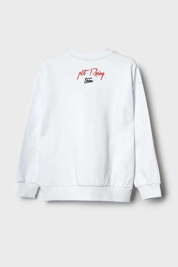 Толстовка трикотажная для мальчиков PLAYTODAY, белый - фото 2