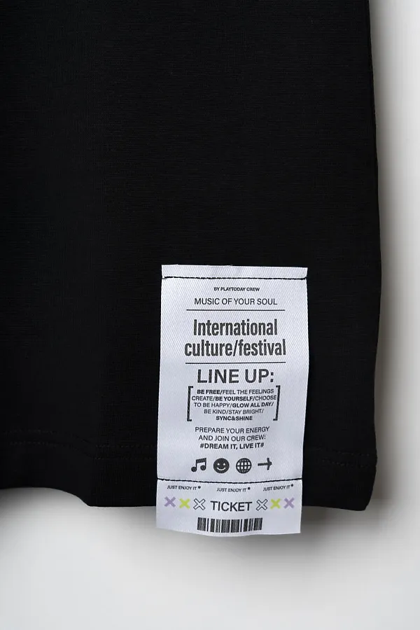 Платье трикотажное для девочек PLAYTODAY, черный - фото 2