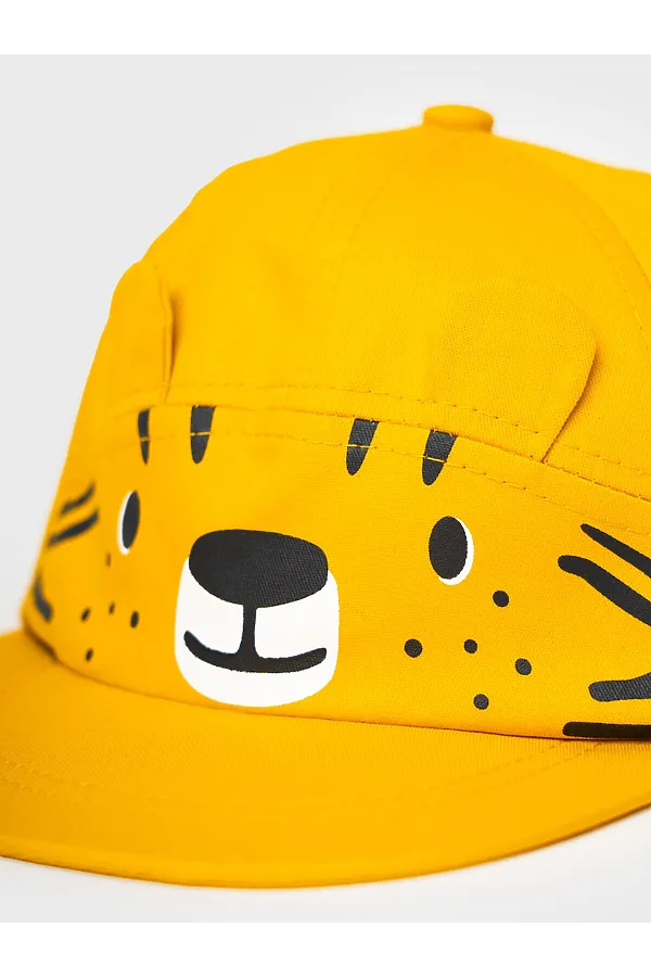Кепка детская текстильная для мальчиков PLAYTODAY, жёлтый - фото 2