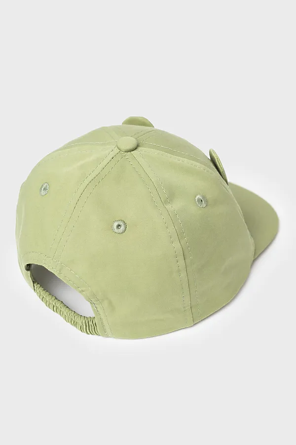 Кепка детская текстильная для мальчиков PLAYTODAY, зеленый - фото 2