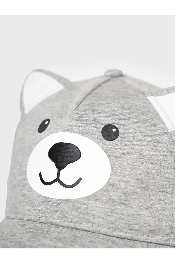 Кепка трикотажная для мальчиков PLAYTODAY, серый - фото 2