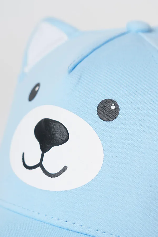 Кепка трикотажная для мальчиков PLAYTODAY, голубой - фото 2