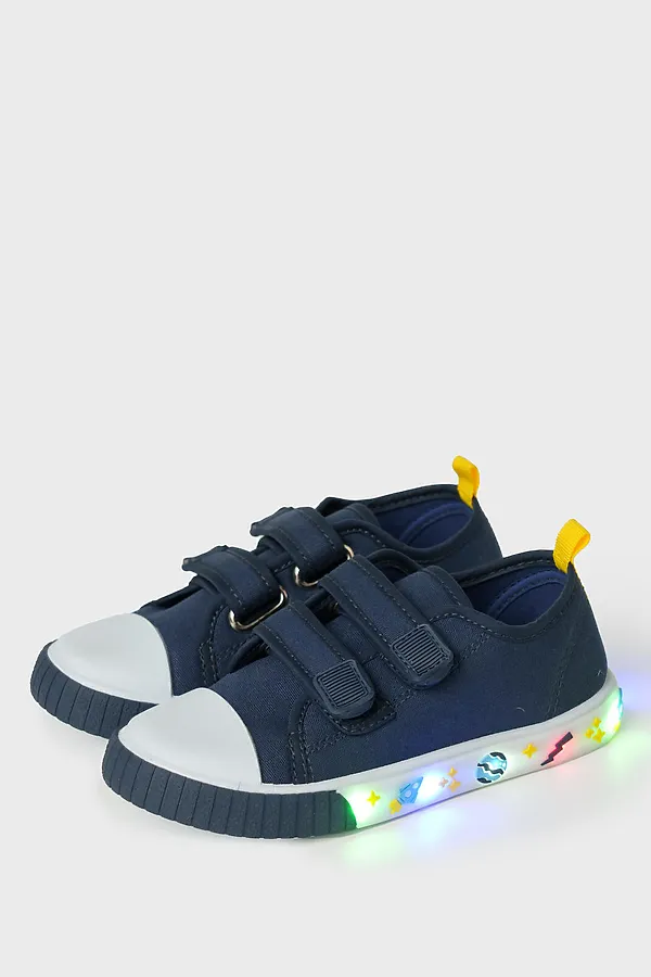 Полуботинки для мальчиков PLAYTODAY, тёмно-синий - фото 2
