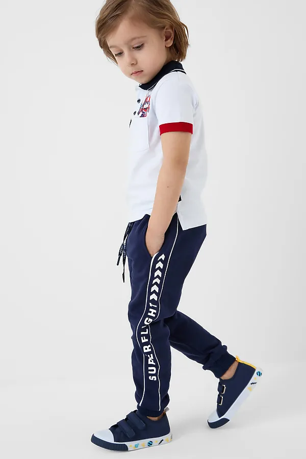 Полуботинки для мальчиков PLAYTODAY, тёмно-синий - фото 2