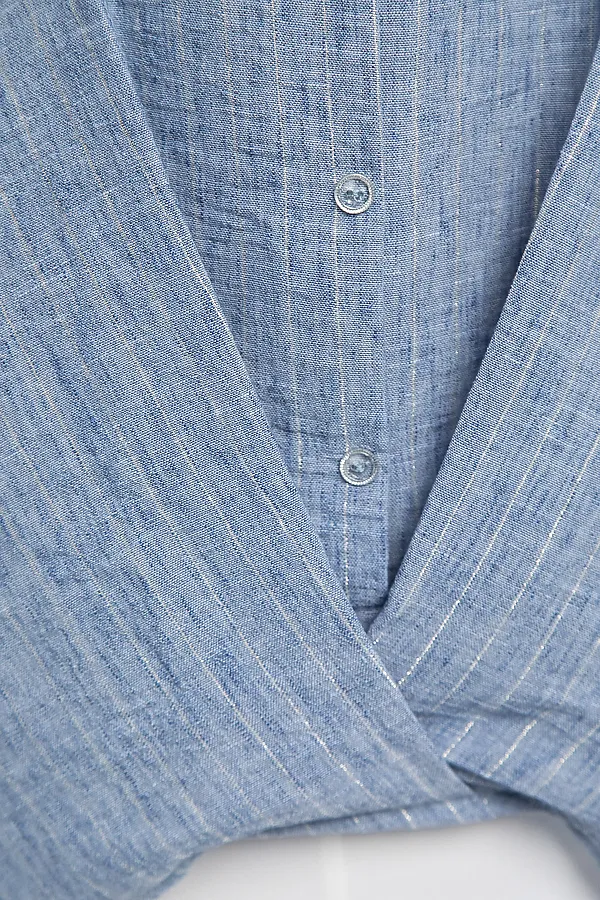 Блуза Свобода мысли LADY TAIGA, голубая - фото 2