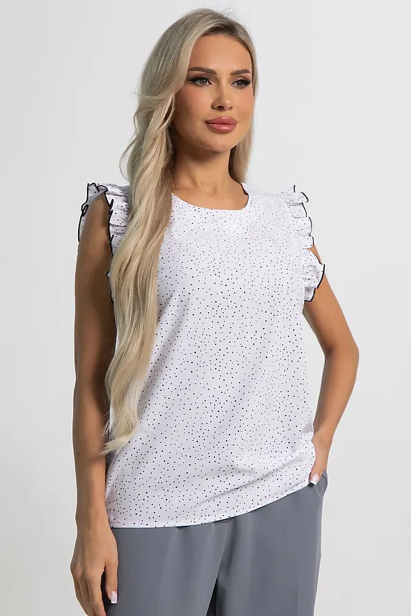 Блуза Карлотта LADY TAIGA, белая - фото 2