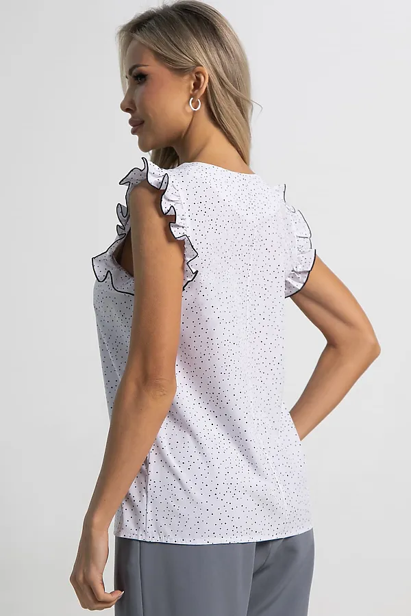 Блуза Карлотта LADY TAIGA, белая - фото 2