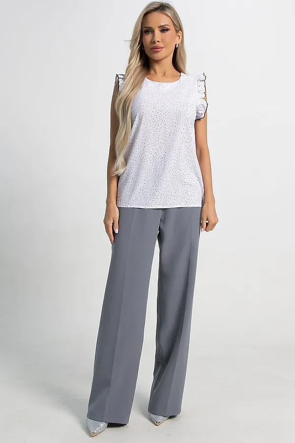 Блуза Карлотта LADY TAIGA, белая - фото 2