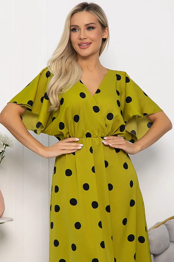 Платье Летнее настроение LADY TAIGA, лайм - фото 2