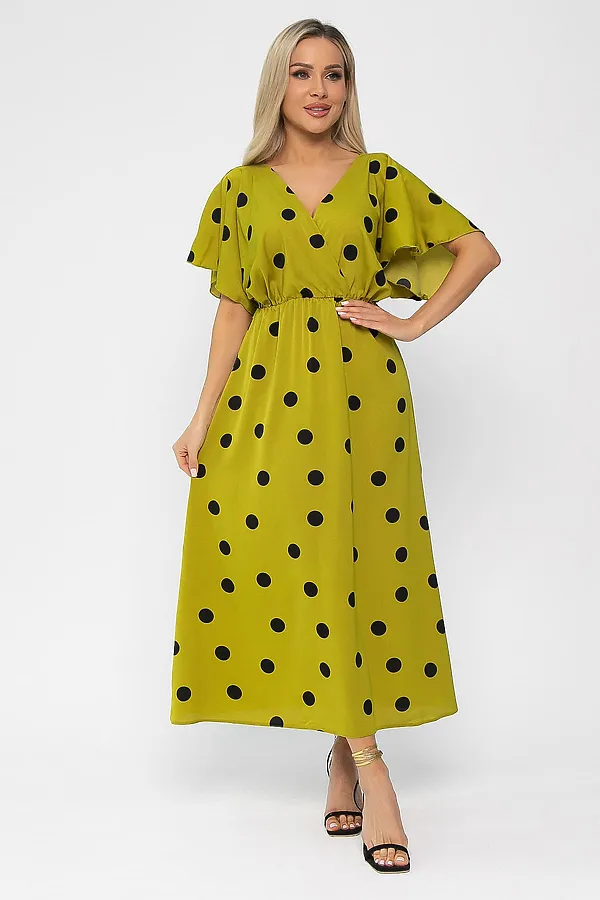 Платье Летнее настроение LADY TAIGA, лайм - фото 2