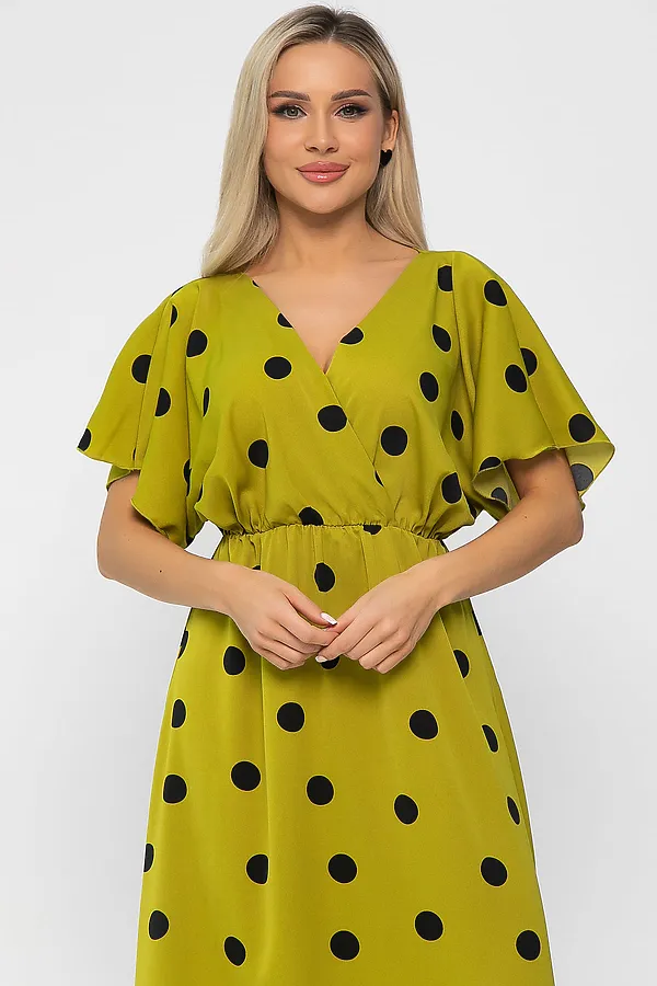 Платье Летнее настроение LADY TAIGA, лайм - фото 2
