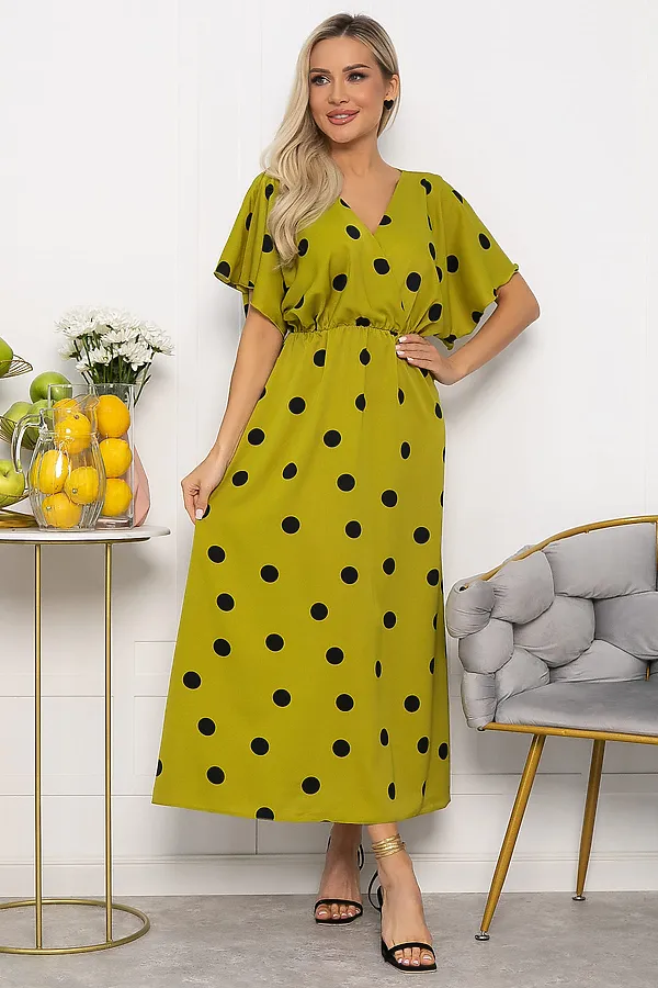 Платье Летнее настроение LADY TAIGA, лайм - фото 2