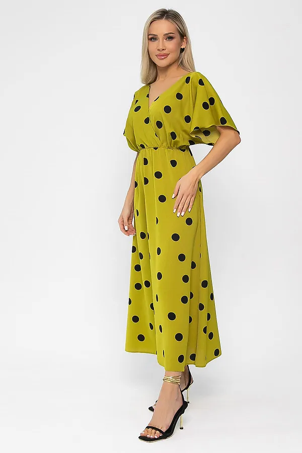 Платье Летнее настроение LADY TAIGA, лайм - фото 2