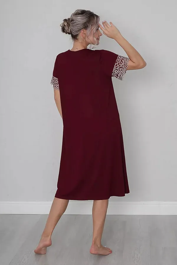 Сорочка ЭЛЬЗА НАТАЛИ, бордовый - фото 2