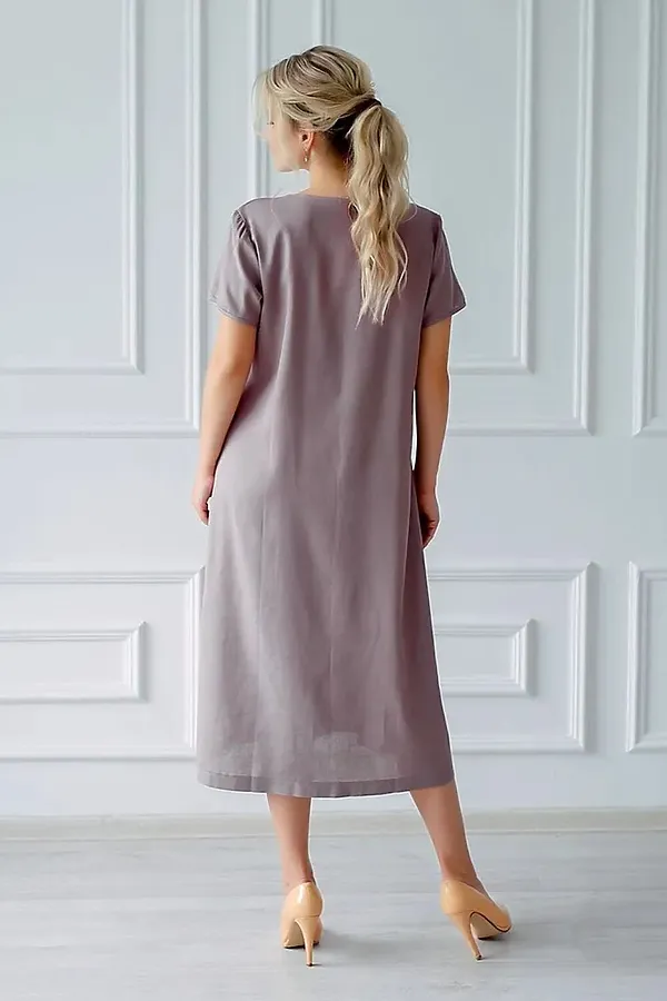 Платье Инга НАТАЛИ, бежевый - фото 2