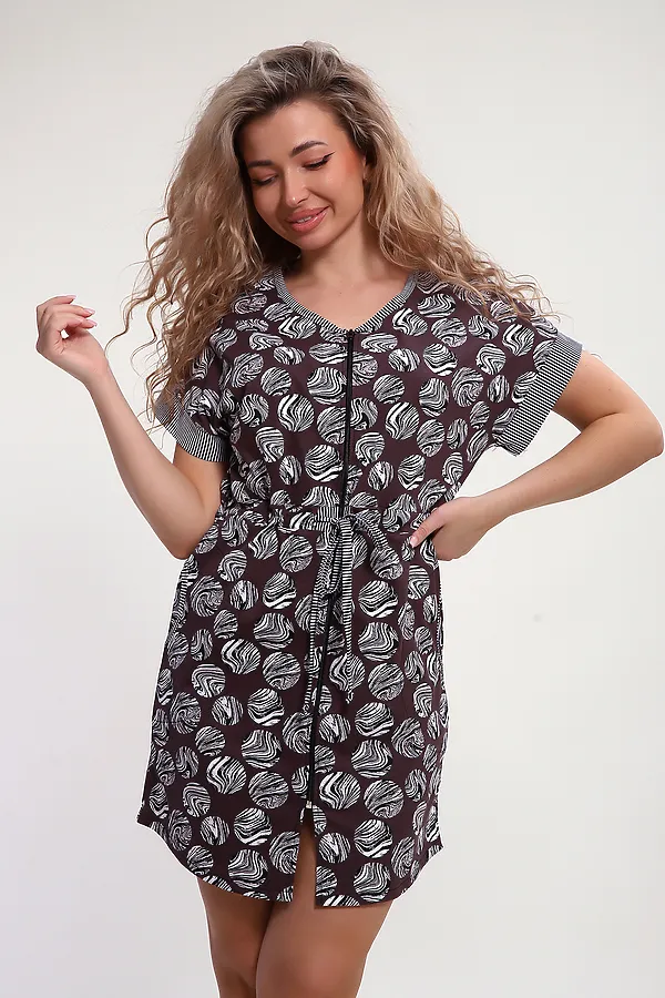 Халат 37008 НАТАЛИ, коричневый - фото 2