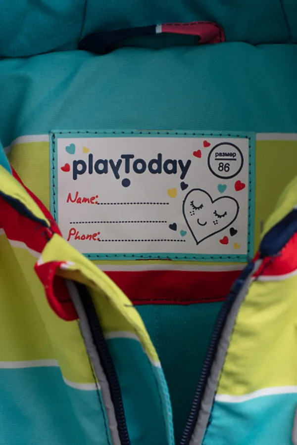Куртка PLAYTODAY, голубой/синий/красный - фото 2