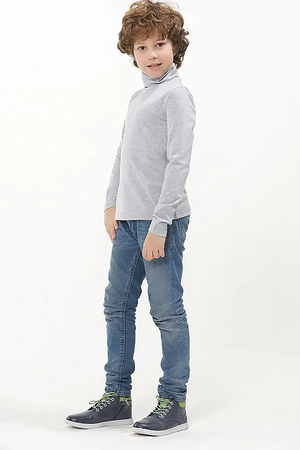 Водолазка VAY, св.серый меланж - фото 2