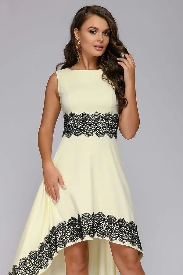 Платье 1001 DRESS, ванильный - фото 2