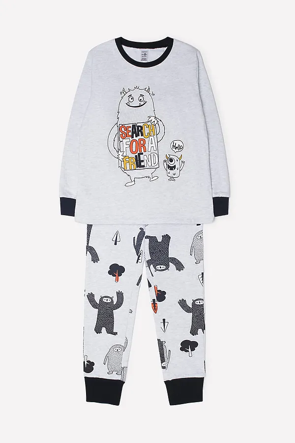 Пижама CROCKID SALE, серый - фото 2