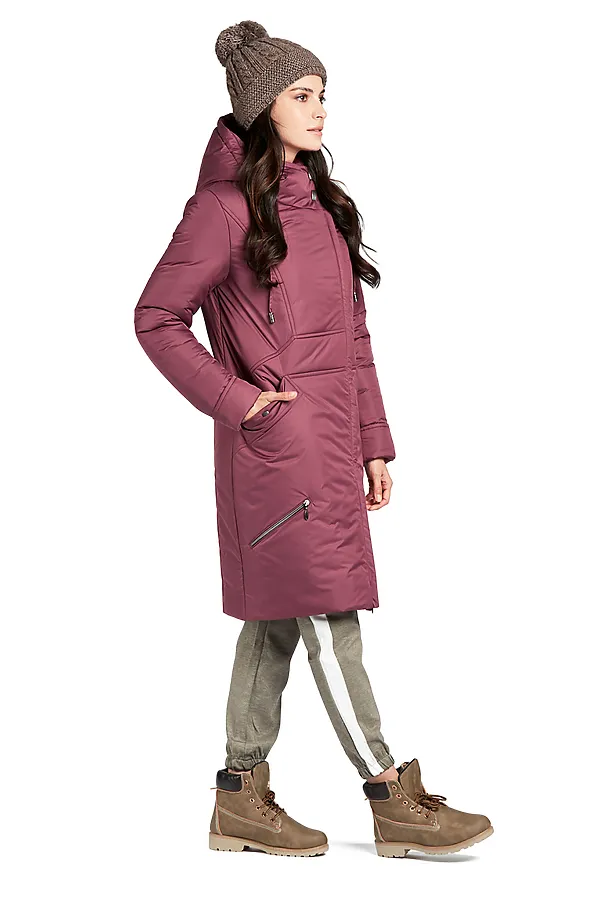 Пальто DIMMA, прелая вишня - фото 2