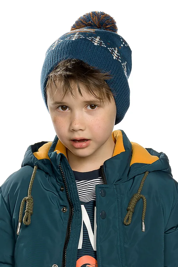 Шапка PELICAN, синий - фото 2