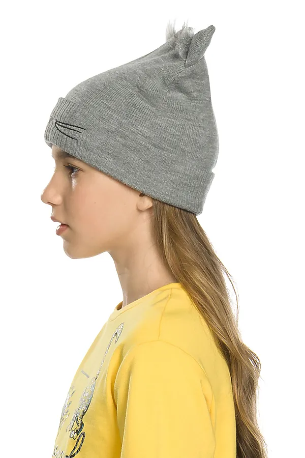 Шапка PELICAN, серый - фото 2