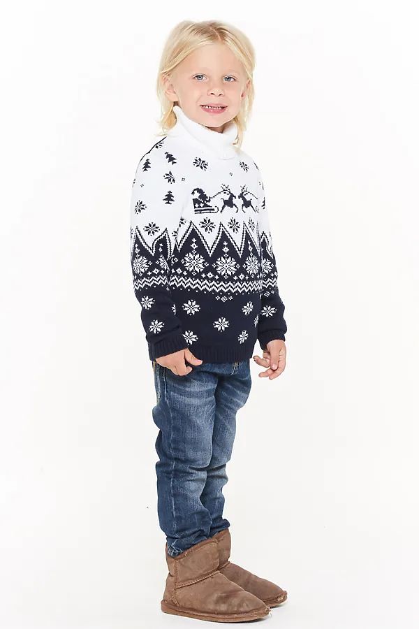 Свитер VAY, т.синий - фото 2