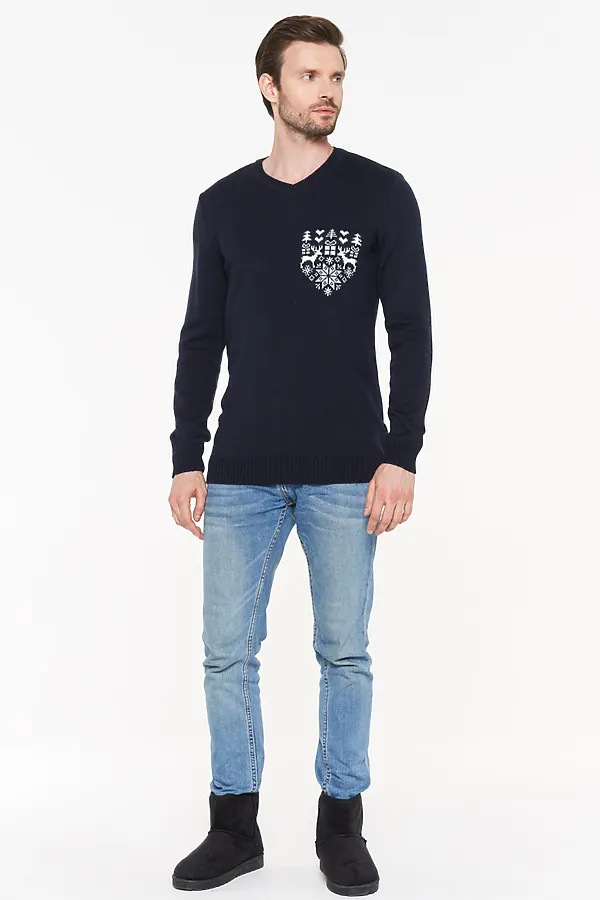 Джемпер VAY, т.синий - фото 2