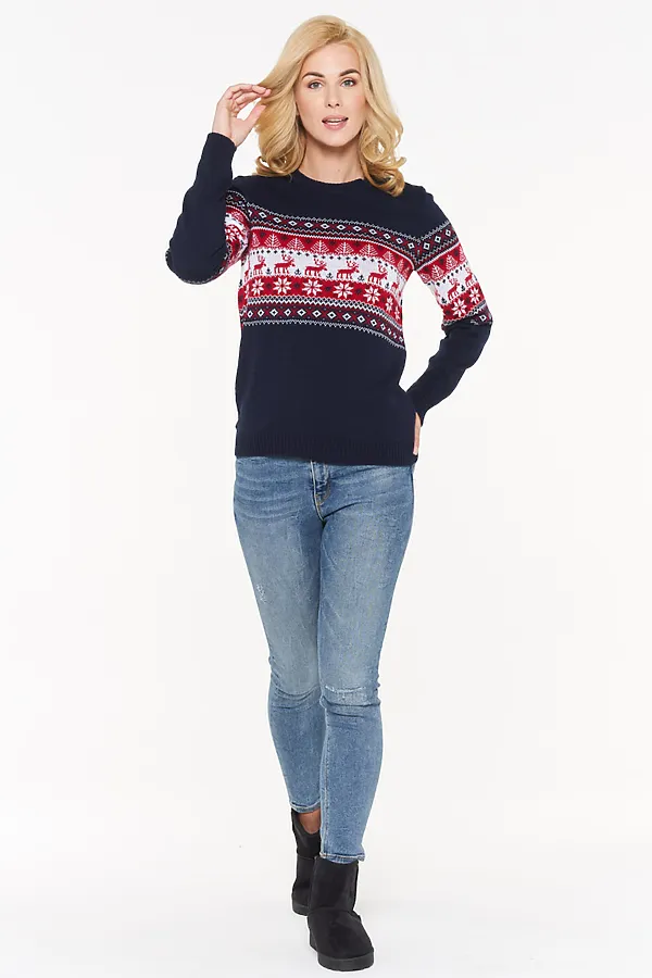 Джемпер VAY, т.синий - фото 2