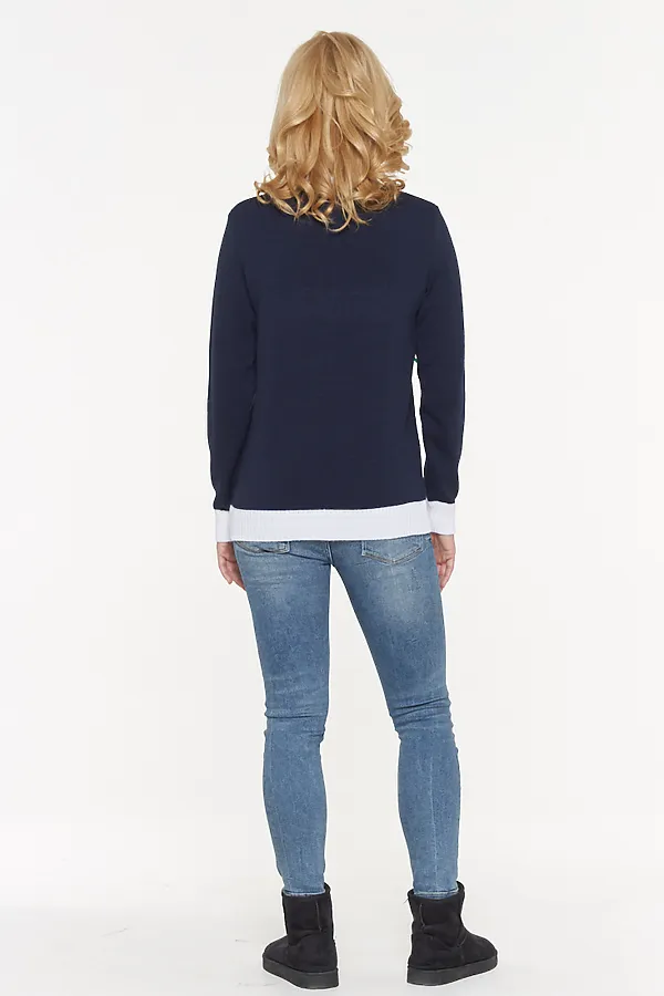 Джемпер VAY, т.синий - фото 2