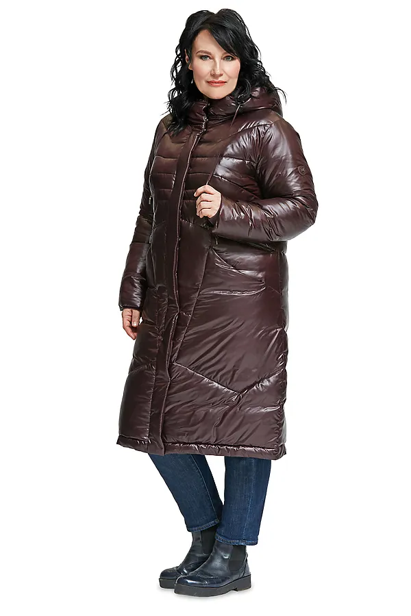 Пальто DIMMA, баклажановый - фото 2