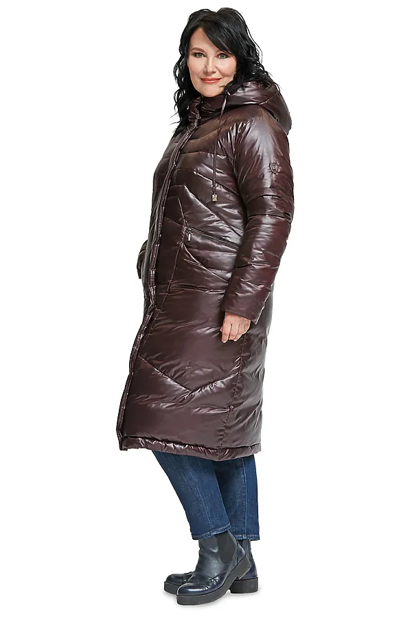 Пальто DIMMA, баклажановый - фото 2