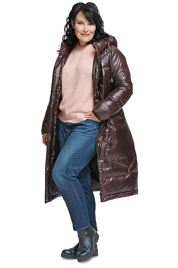 Пальто DIMMA, баклажановый - фото 2