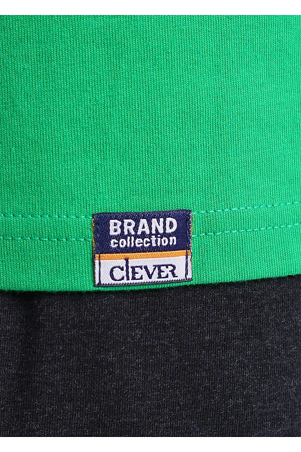 Комплект CLEVER, зелёный/меланж т.серый - фото 2