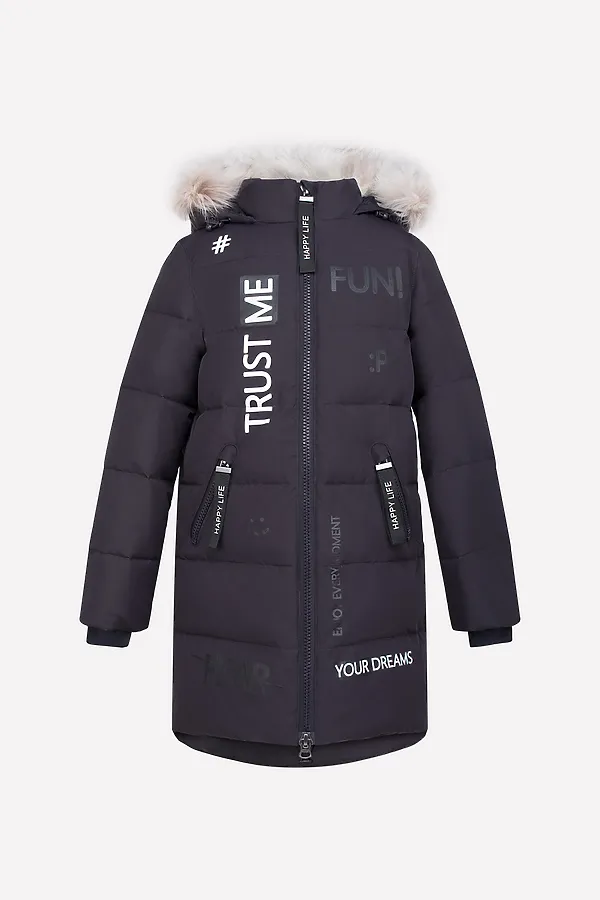 Пуховик CROCKID SALE, графит - фото 2