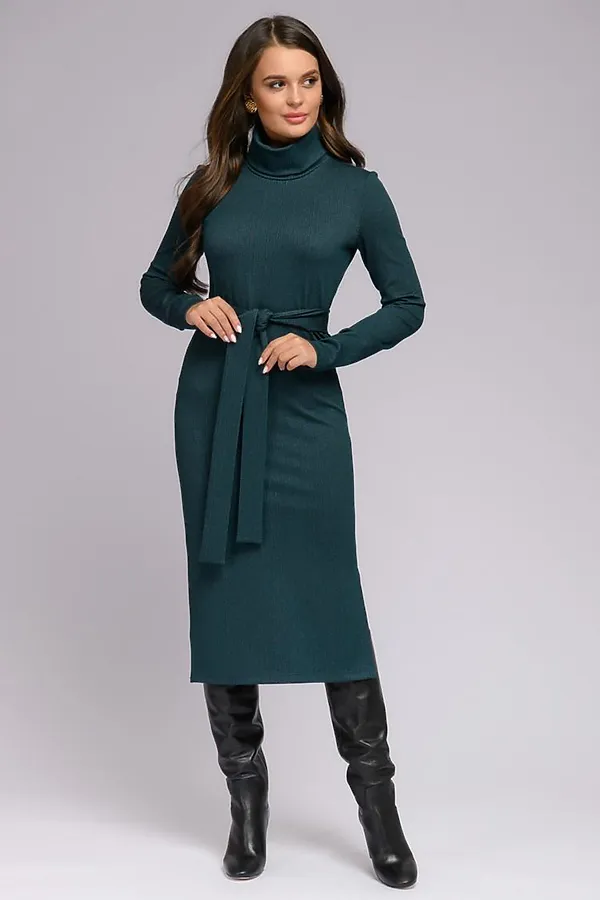 Платье 1001 DRESS, изумрудный - фото 2
