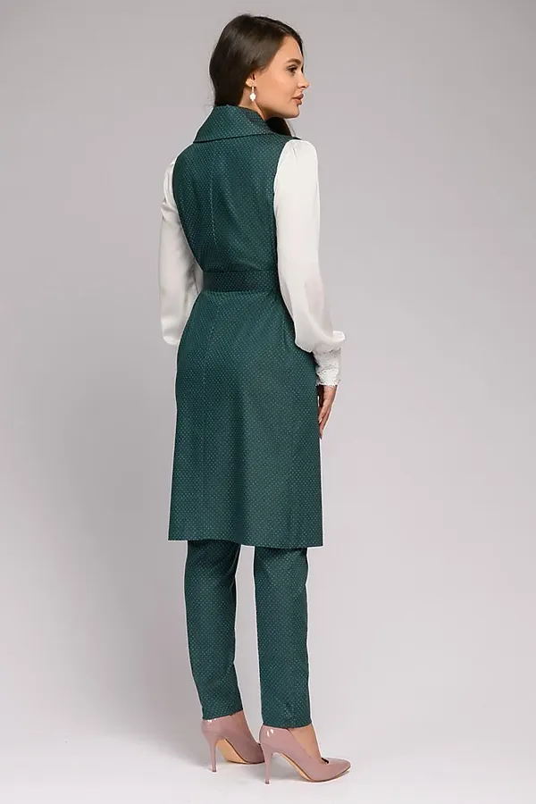 Жилет 1001 DRESS, изумрудный - фото 2