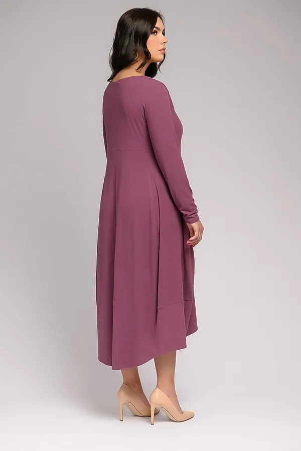 Платье 1001 DRESS, сливовое вино - фото 2