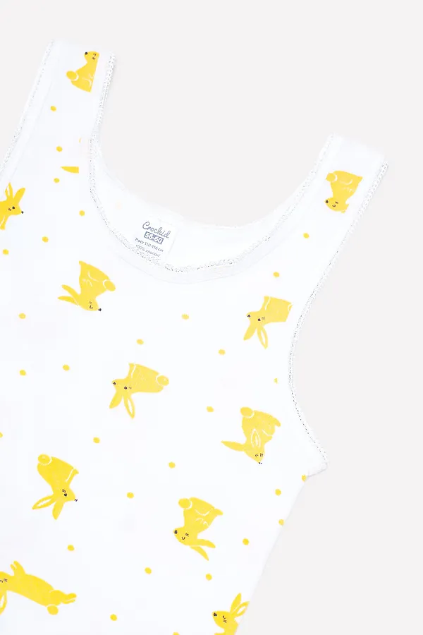 Майка CROCKID, белый - фото 2