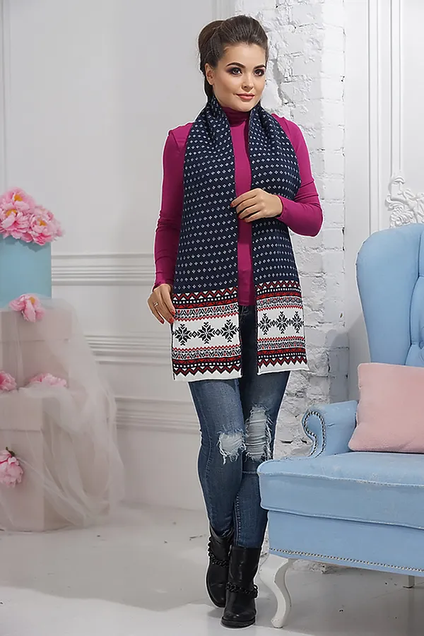 Шарф VAY, молоко - фото 2