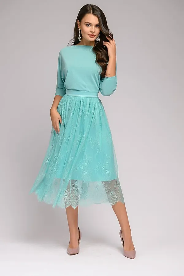 Блуза 1001 DRESS, мятный - фото 2