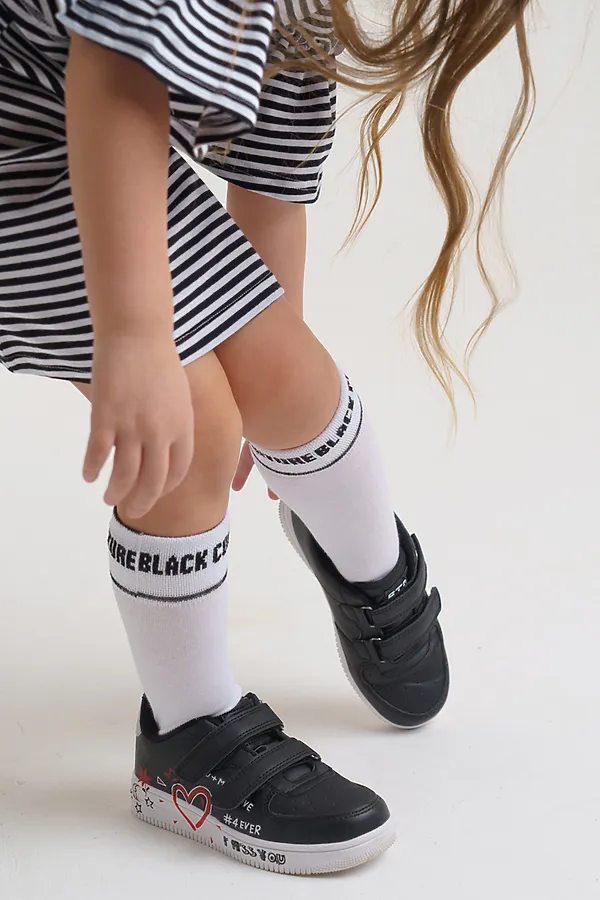 Гольфы 2 п. PLAYTODAY, белый/черный - фото 2