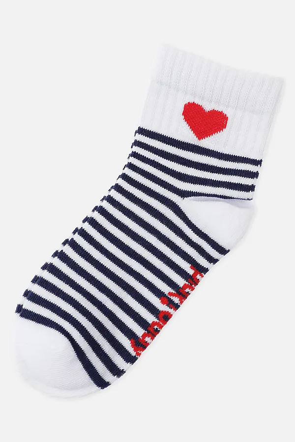 Носки 2 п. PLAYTODAY, белый/темно-синий - фото 2