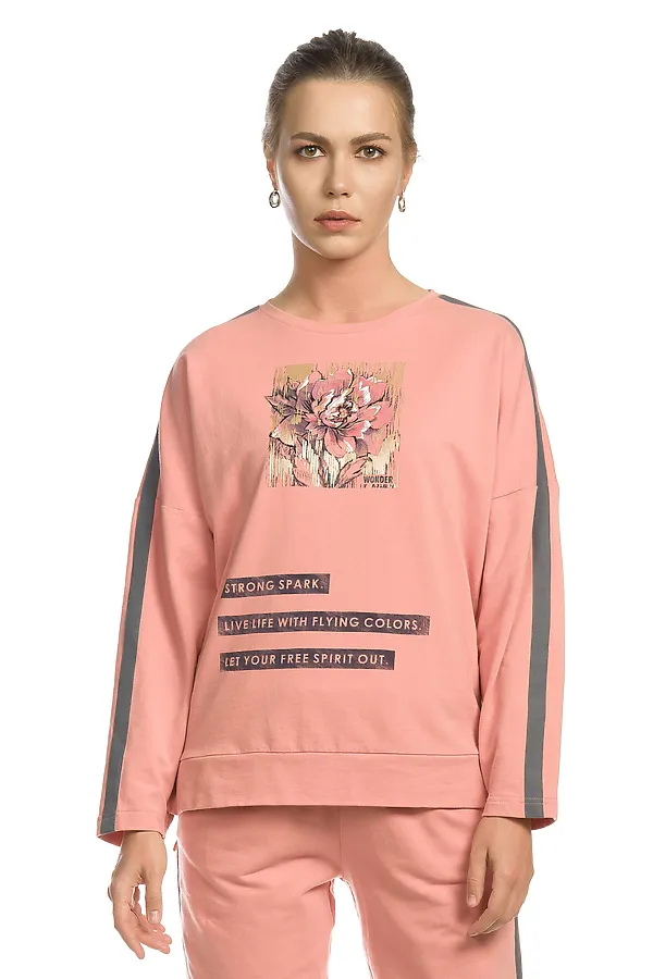 Комплект (толстовка+брюки) PELICAN, персиковый - фото 2