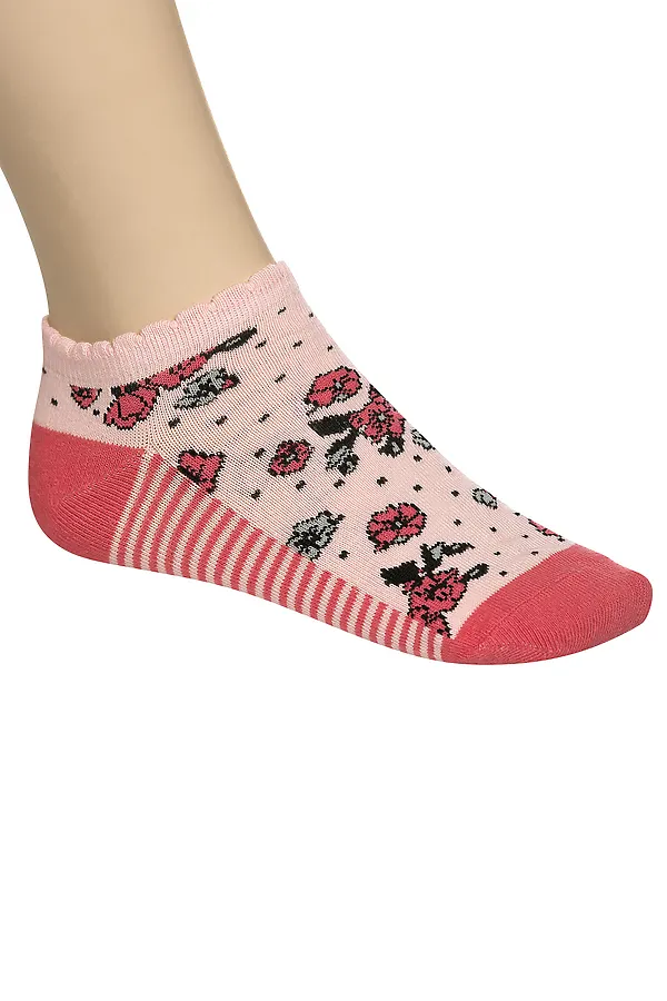 Носки 2 п. PELICAN, красный/красный - фото 2