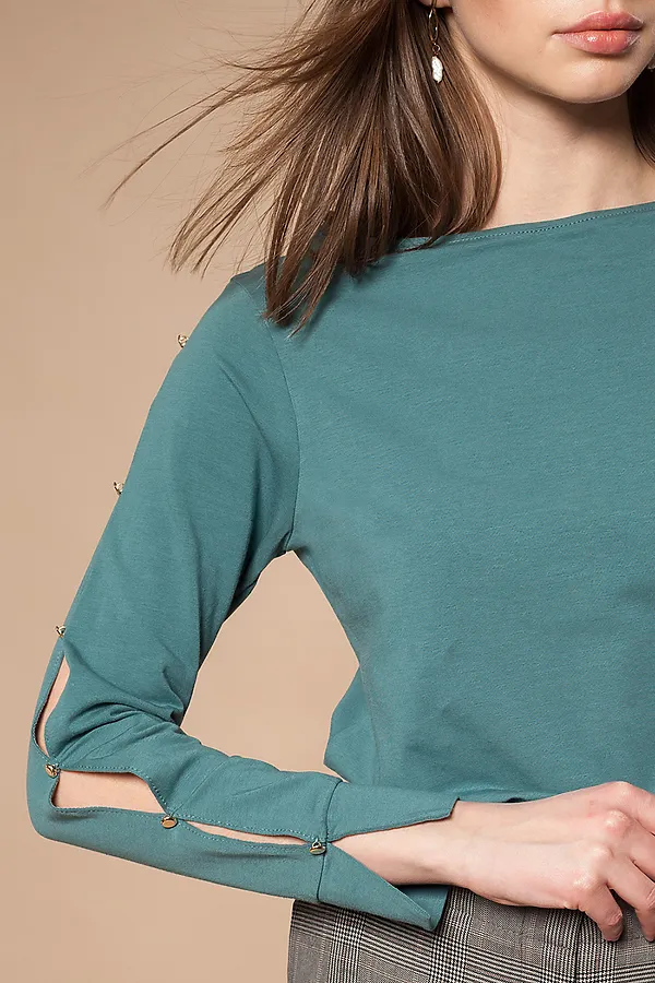 Блуза VILATTE, зеленый - фото 2